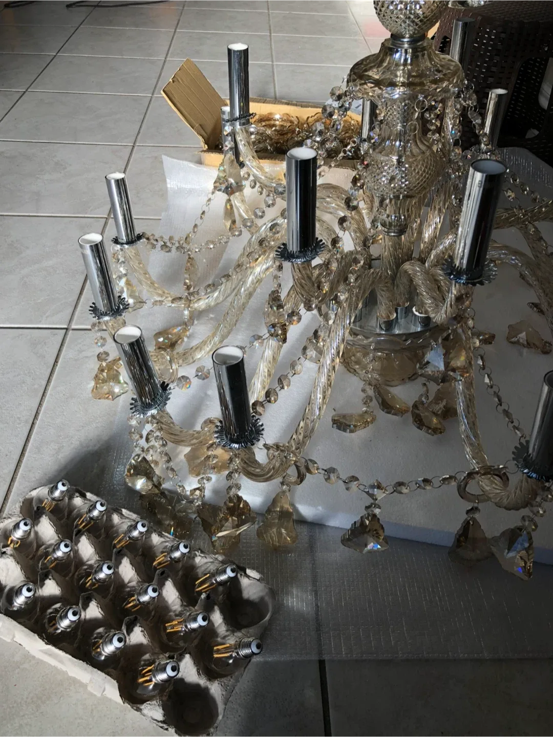 Crystal living room Chandelier image indicator(4)