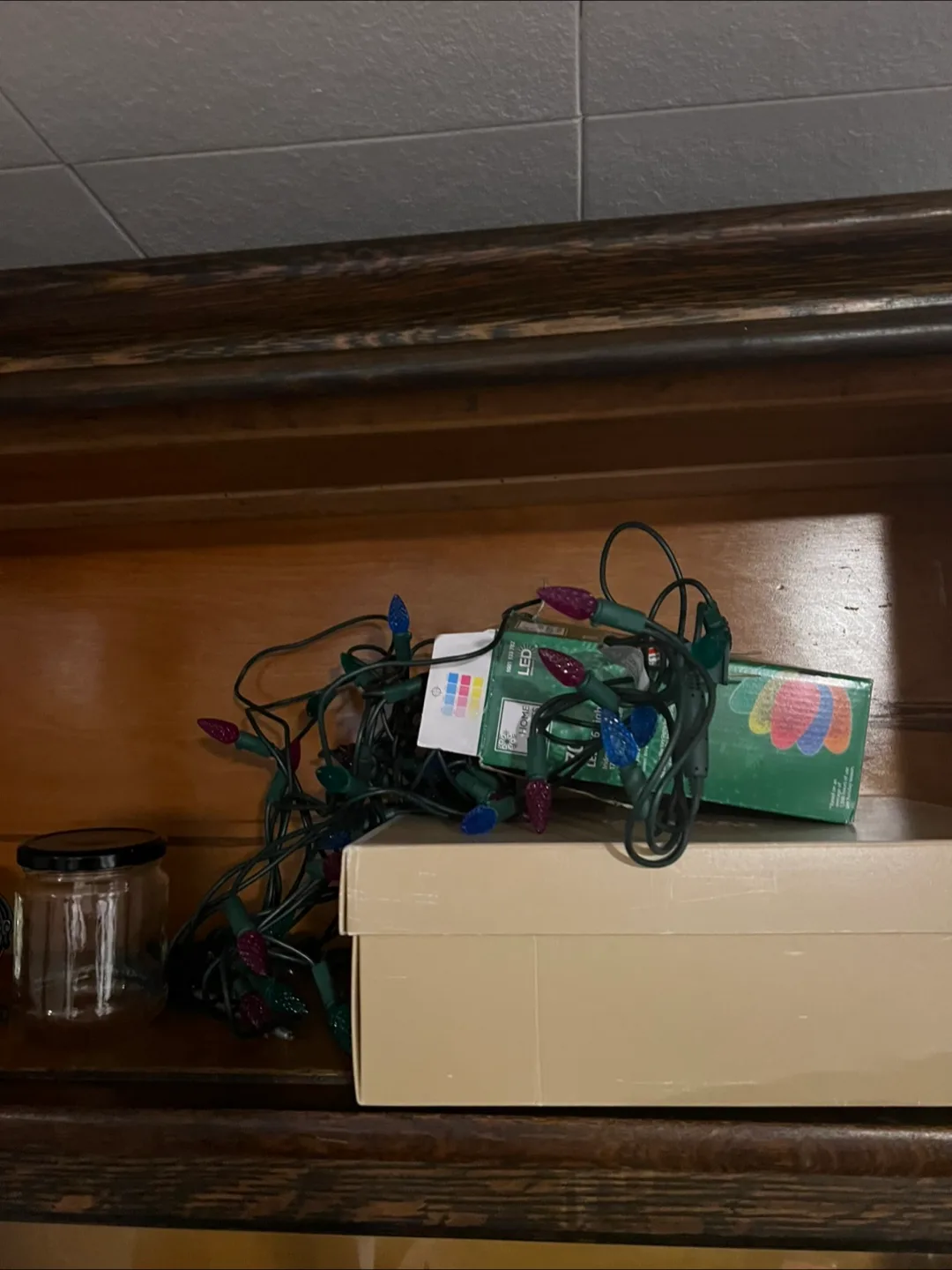 Antique Barrister Bookcase - Dark Wood image indicator(7)