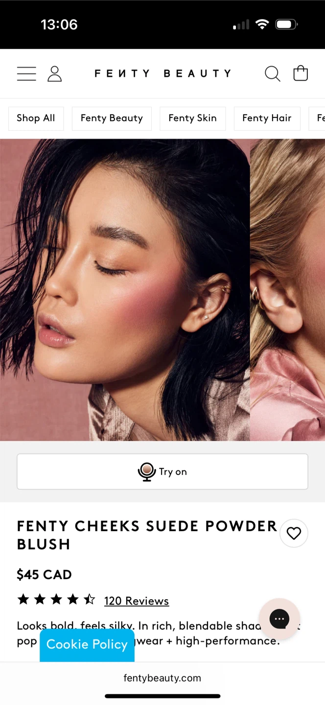 New Fenty Beauty Suede Powder Blush - Tutu Turnt - photo 5