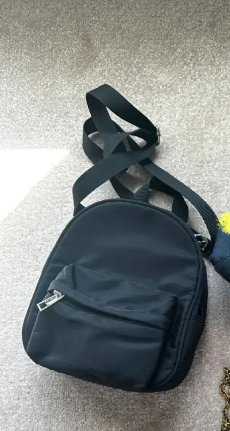Black Mini Backpack thumbnail