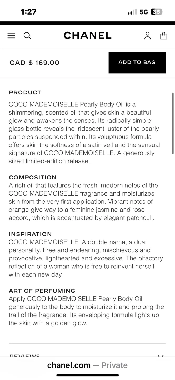 Chanel Coco Mademoiselle Pearly Body Gel image indicator(8)