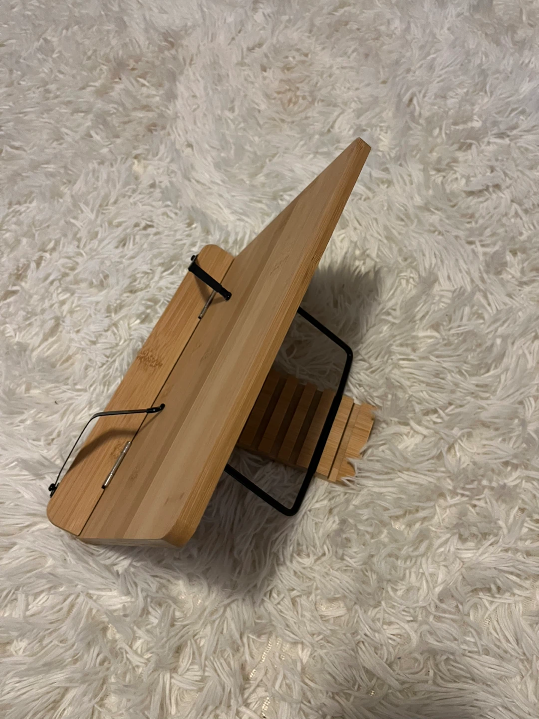 Adjustable Wooden Book Stand - photo 3