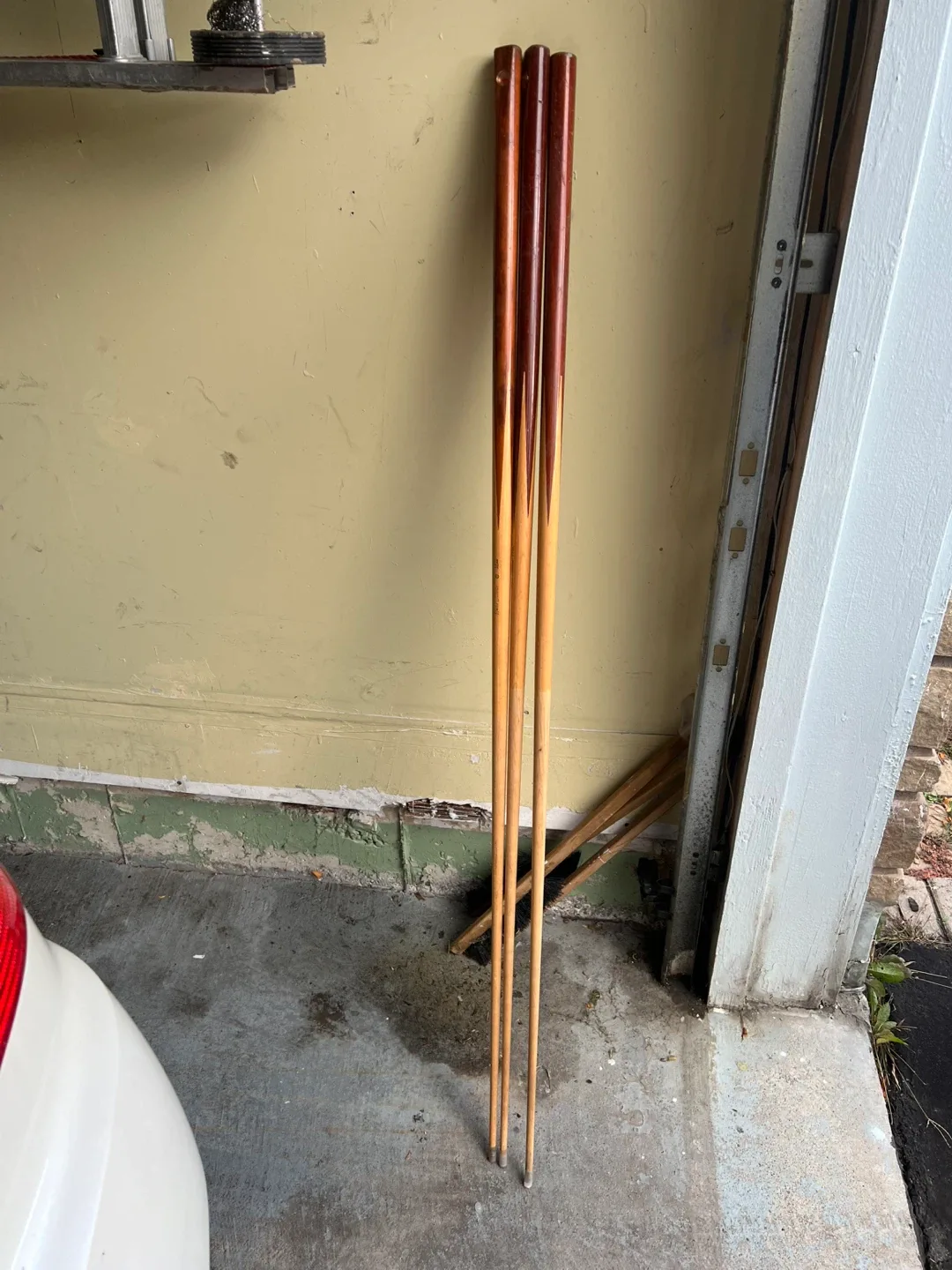 3 Vintage Sportcraft Pool/Billiard Cues image indicator(3)