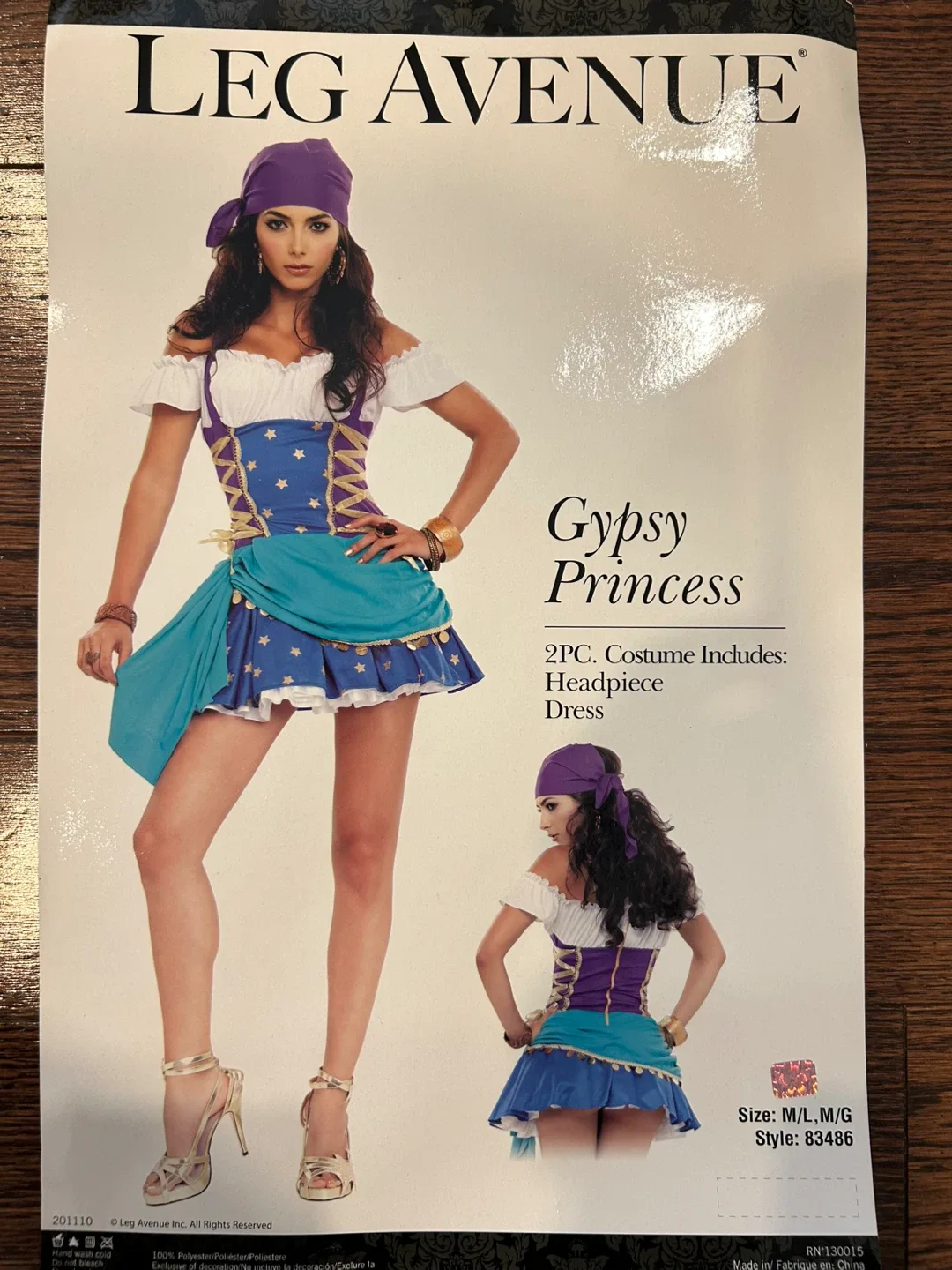 Gypsy Princess Costume - Size M/L