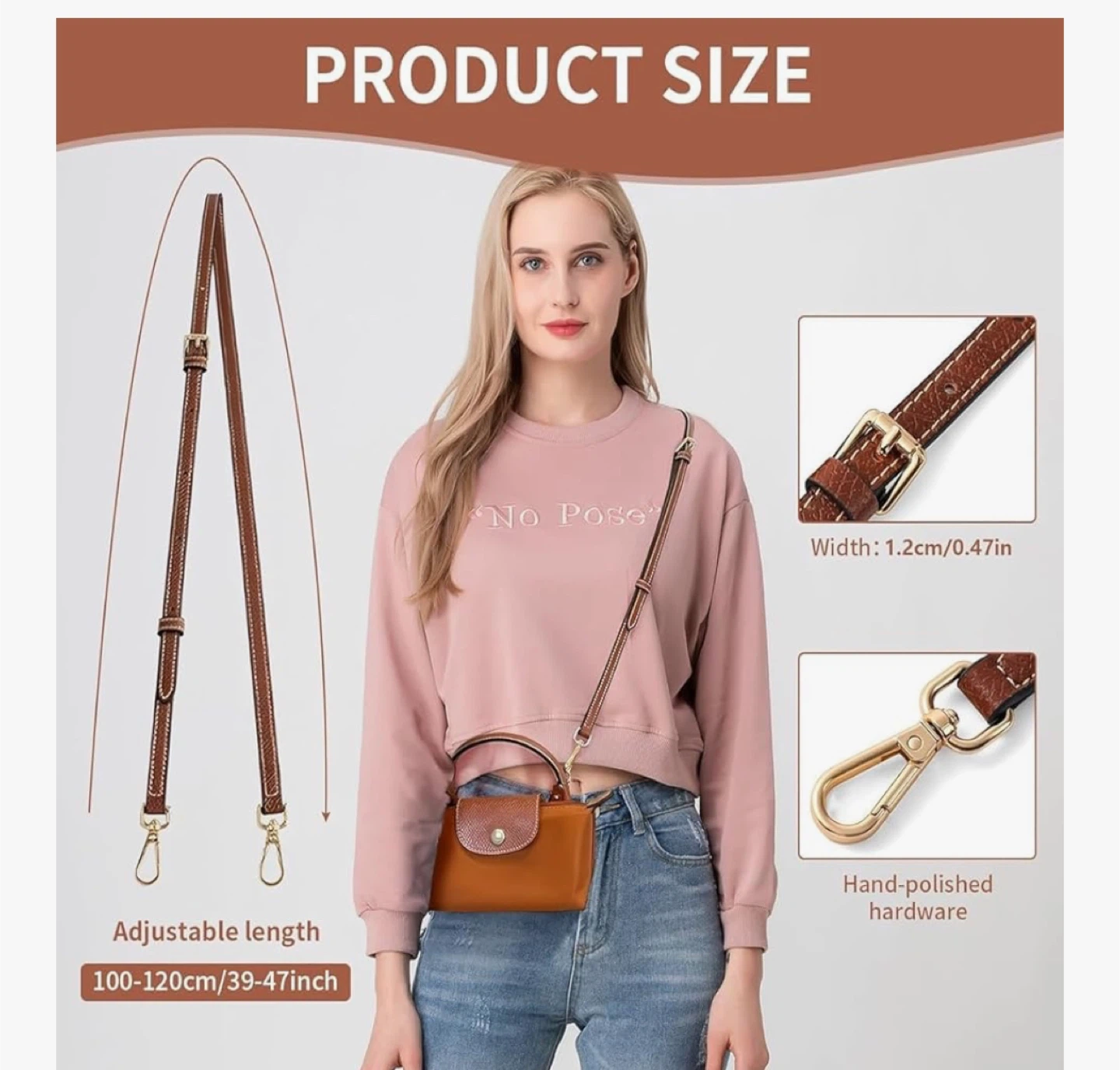 Adjustable Purse Straps Kit- new 2 packs - photo 2
