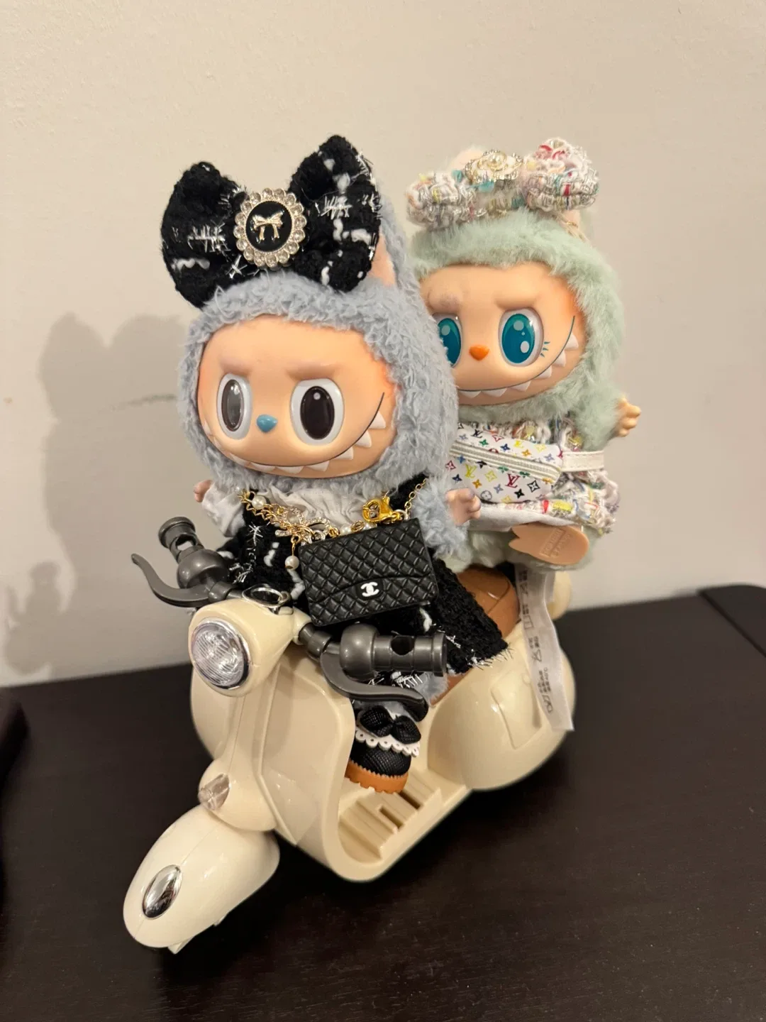 Labubu Motorcycle with Lights