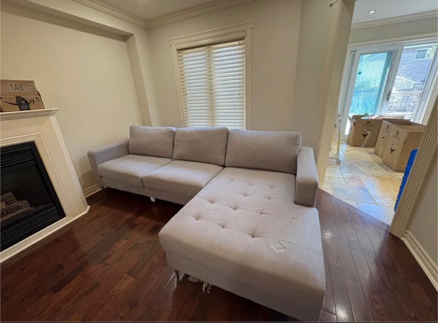 Grey Sectional Sofa image indicator(2)