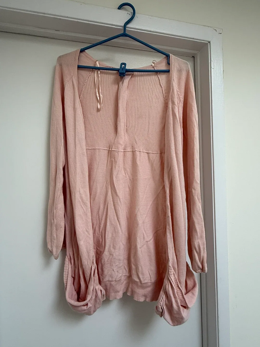 Pink Long cardigan thumbnail