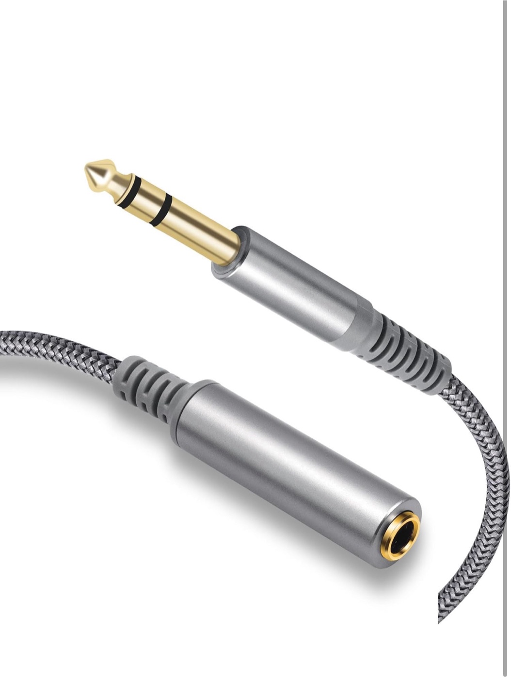 (2M) 6,5 FT Dual Shielded Gold PlatedCable for Premium 1/4" - photo 2