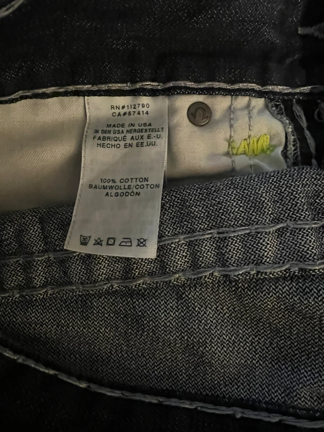 True Religion Relaxed Straight Jeans Size 30 - photo 5