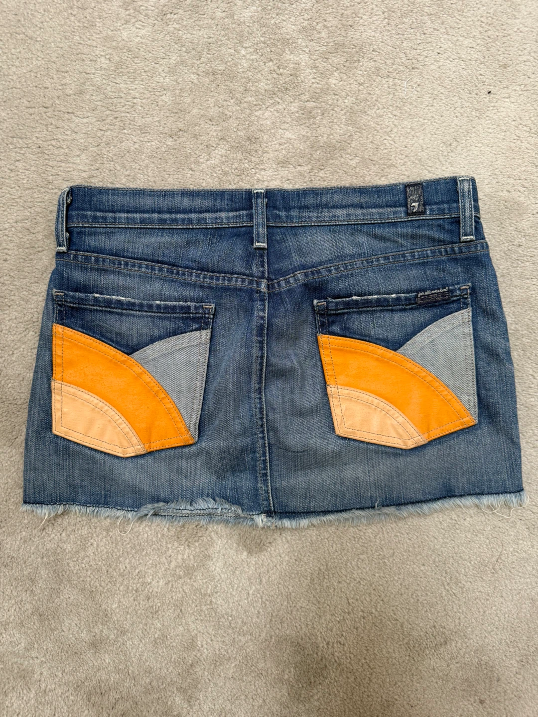 7 For All Mankind Denim Mini Skirt - photo 2