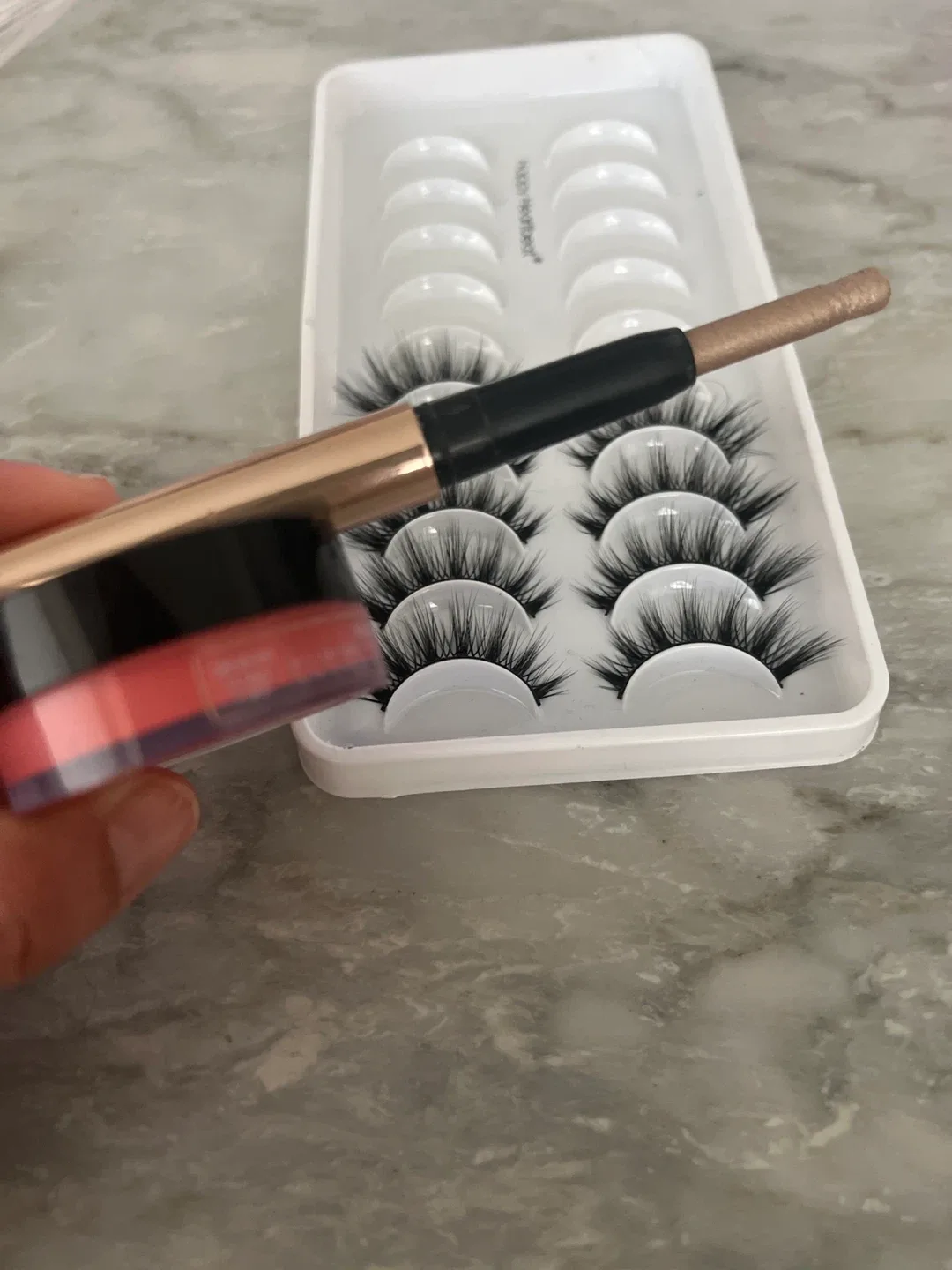 e.l.f. Cosmetics Bundle: Shadow Stick, Blush, Lashes image indicator(2)