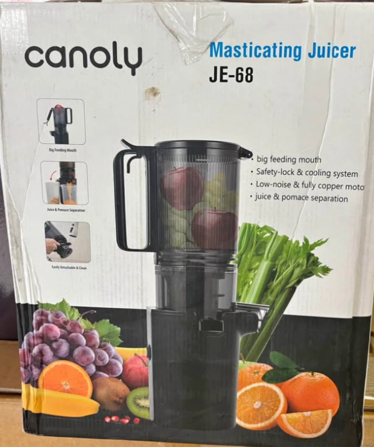 Canoly masticating jucier