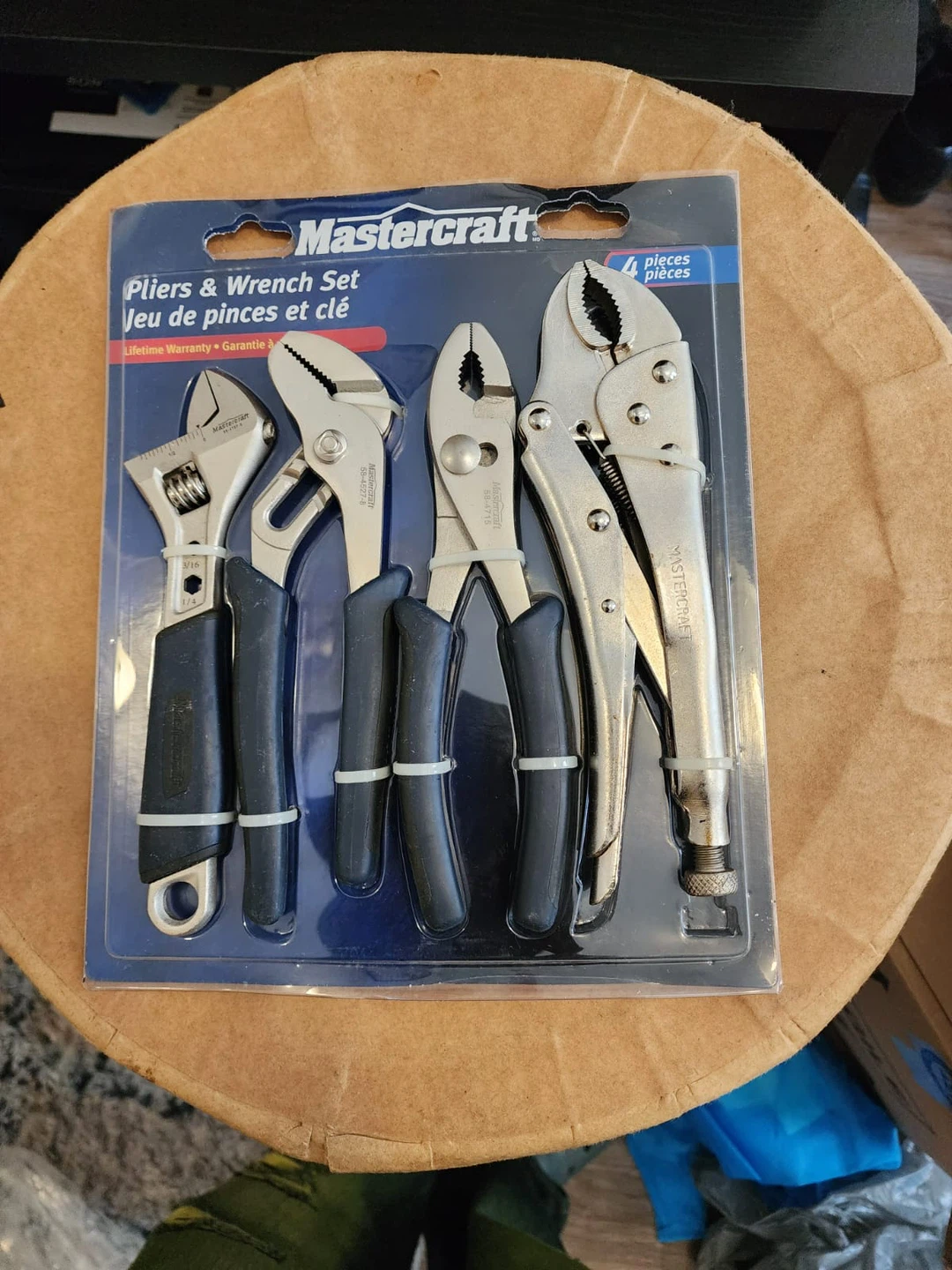Mastercraft Pliers & Wrench Set - 4 Pieces