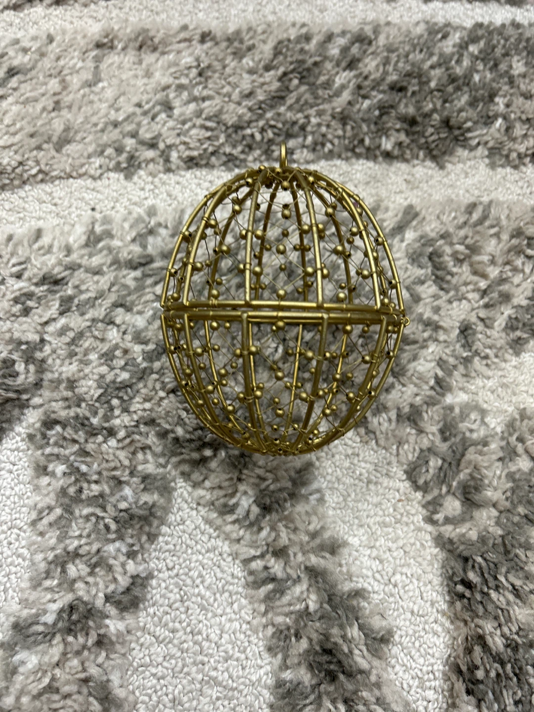 Gold Metal Decorative Sphere