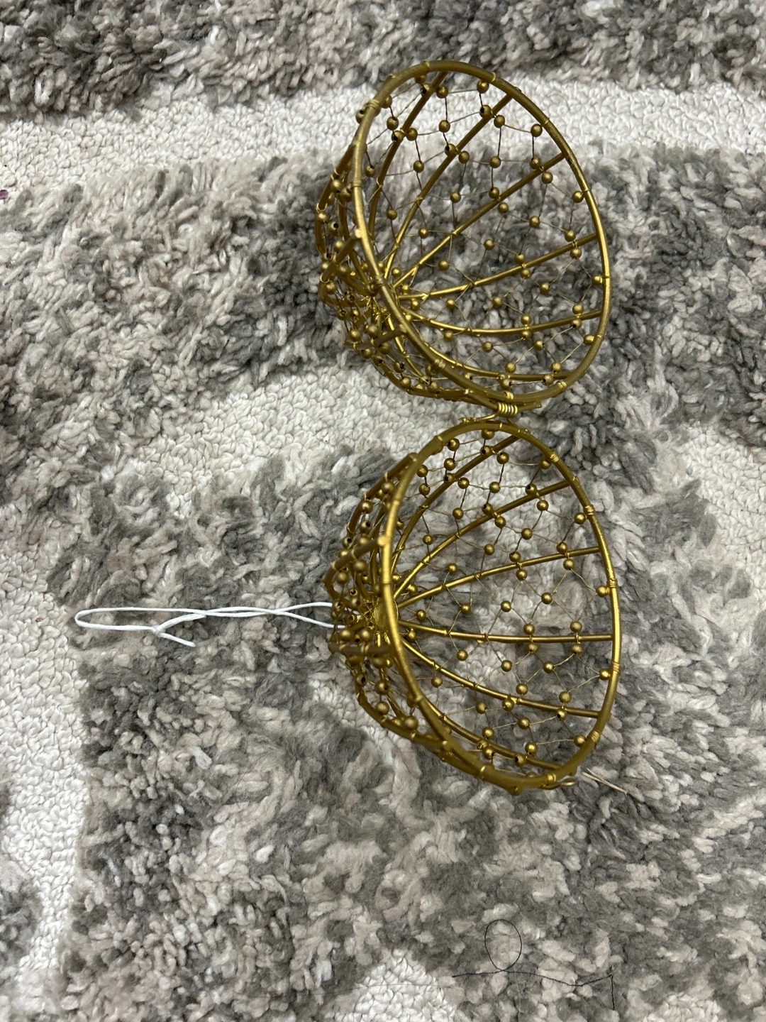 Gold Metal Decorative Sphere - photo 2