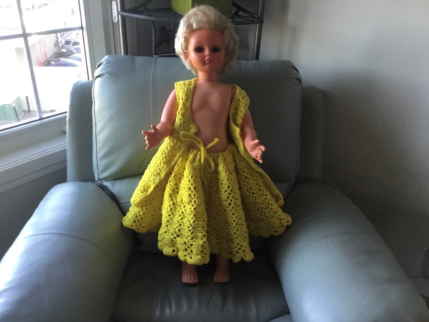 Vintage Doll with Handmade Outfit