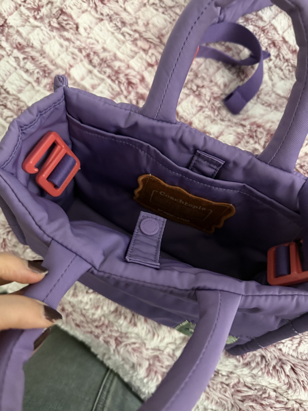 Coachtopia Purple Puffy Bag - photo 2