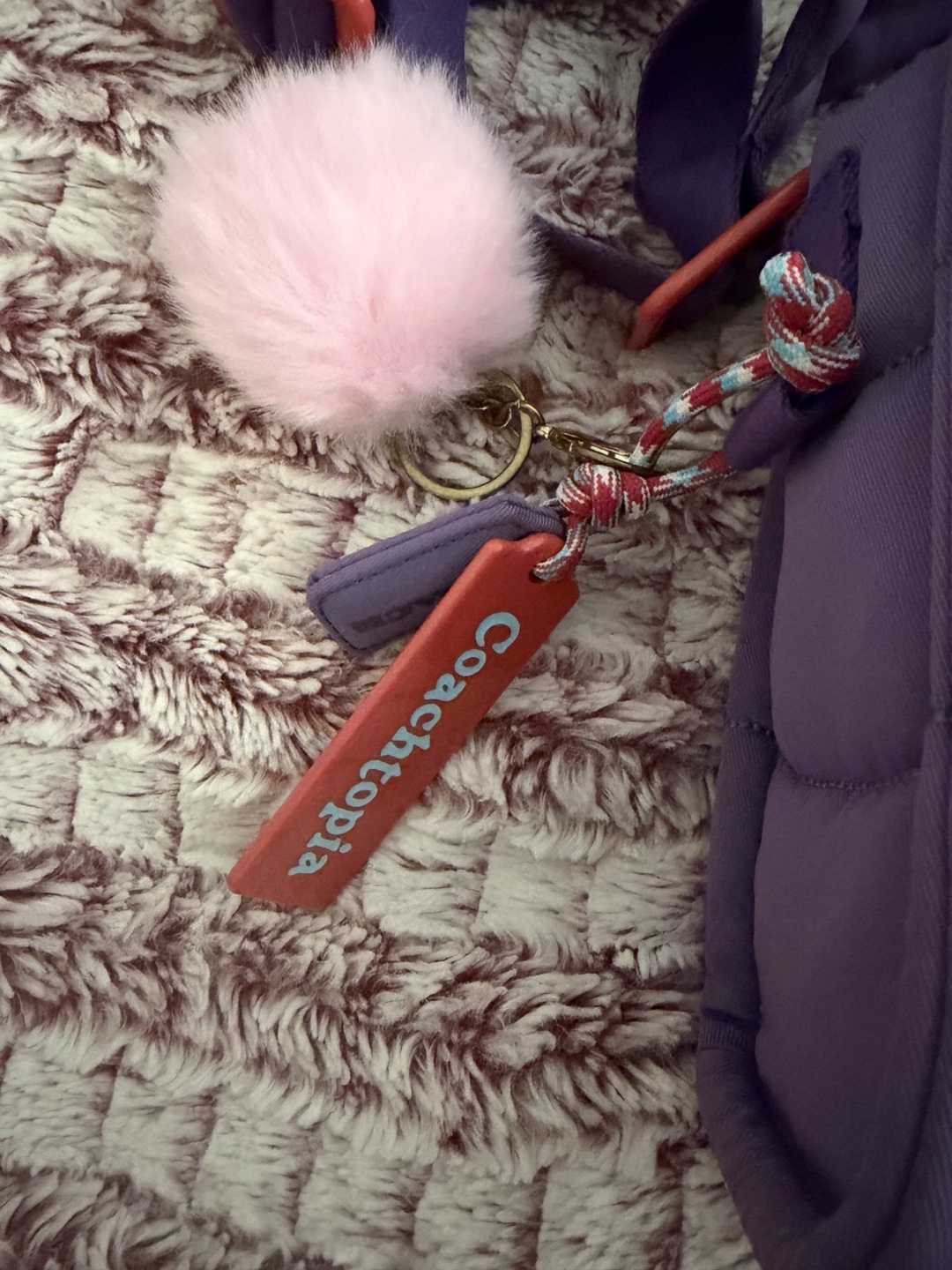 Coachtopia Purple Puffy Bag - photo 5