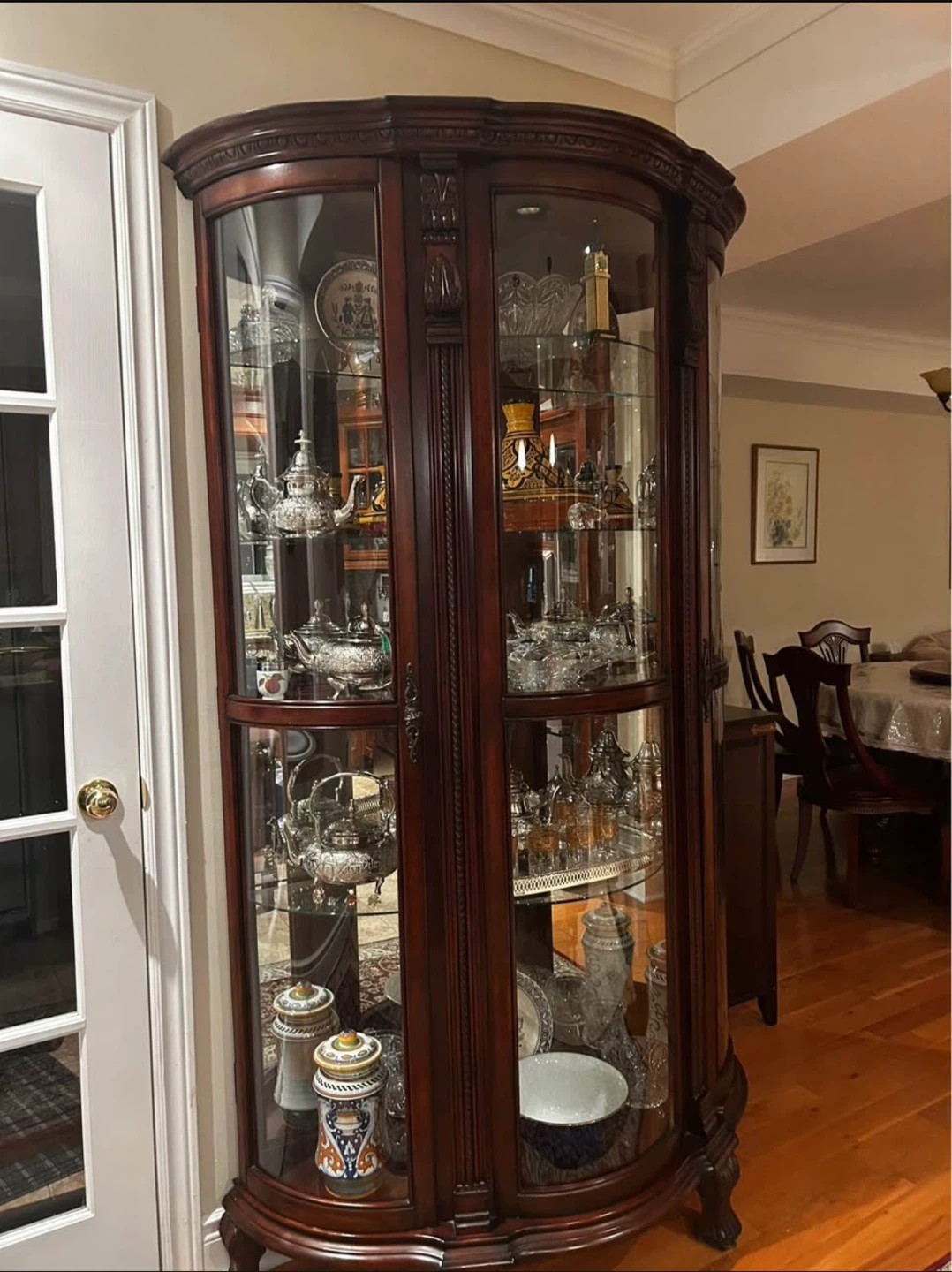 Vintage Dining Room Display Case