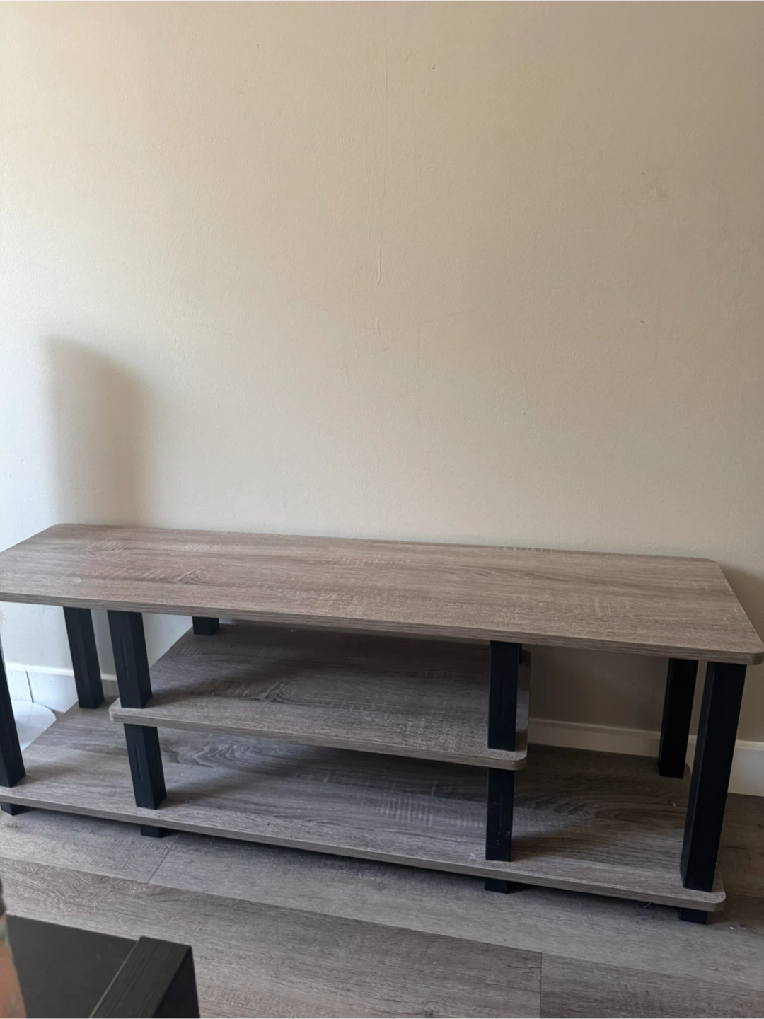 Furinno 18027GYW/BK Turn-S TV Stand - photo 4
