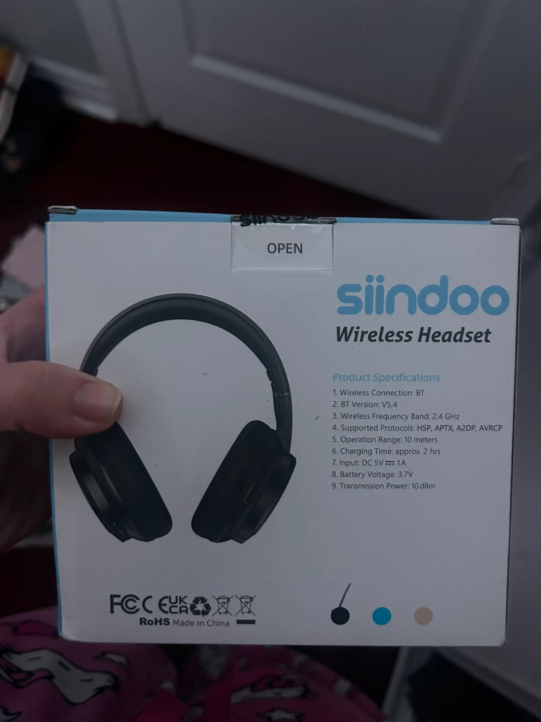 Siindoo Wireless Headset JH-820 - New in Box! - photo 2