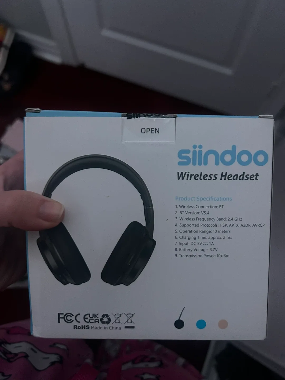 Siindoo Wireless Headset JH-820 - New in Box! image indicator(2)