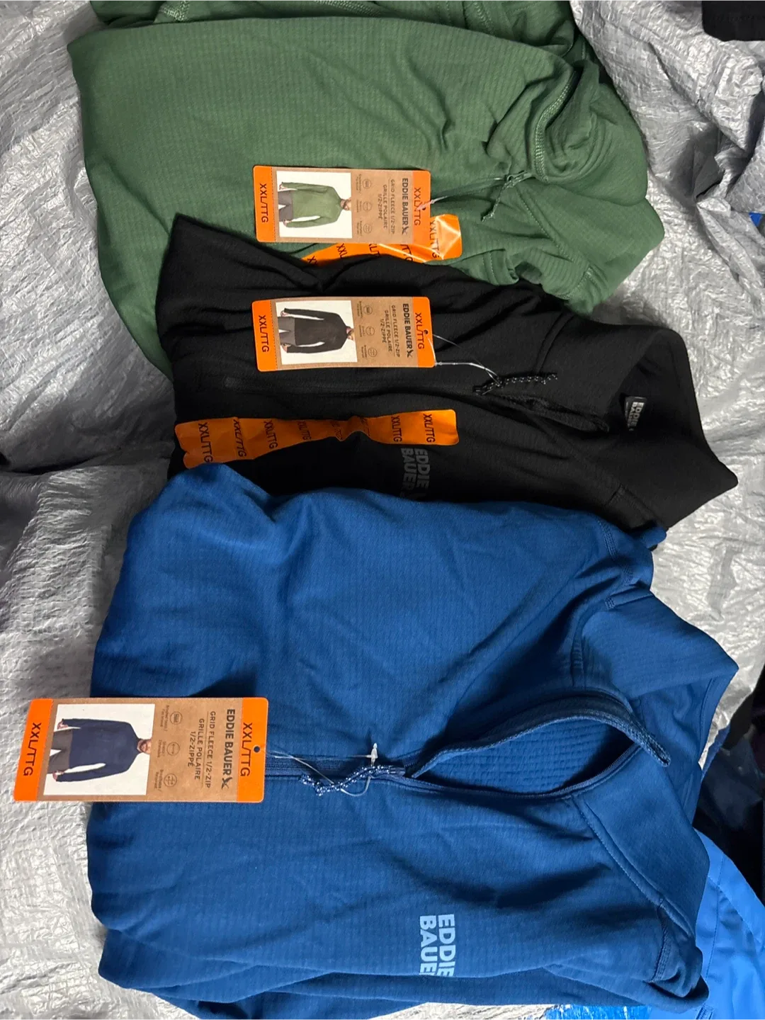 Eddie Bauer Grid Fleece 1/2-Zip - XXL thumbnail
