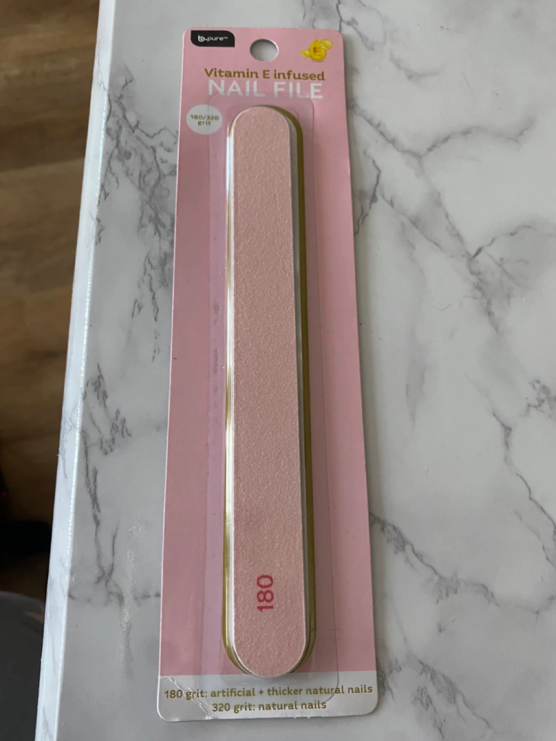 New b.pure Vitamin E Infused Nail File