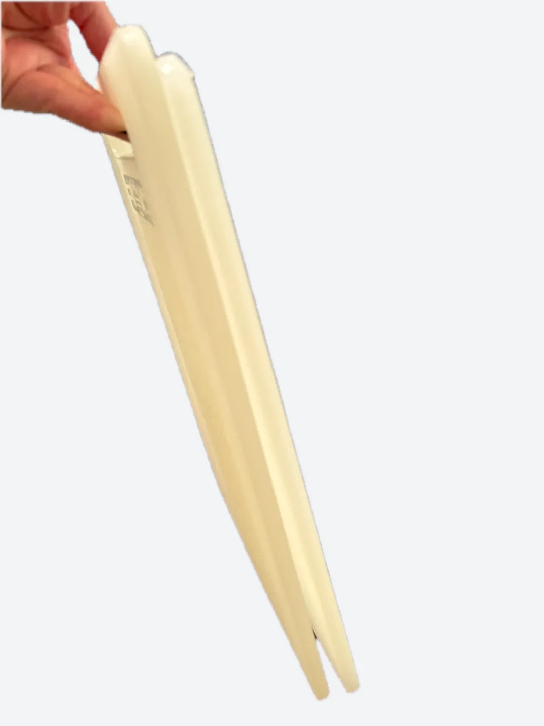 White Plastic Cutting Board with Handle thumbnail