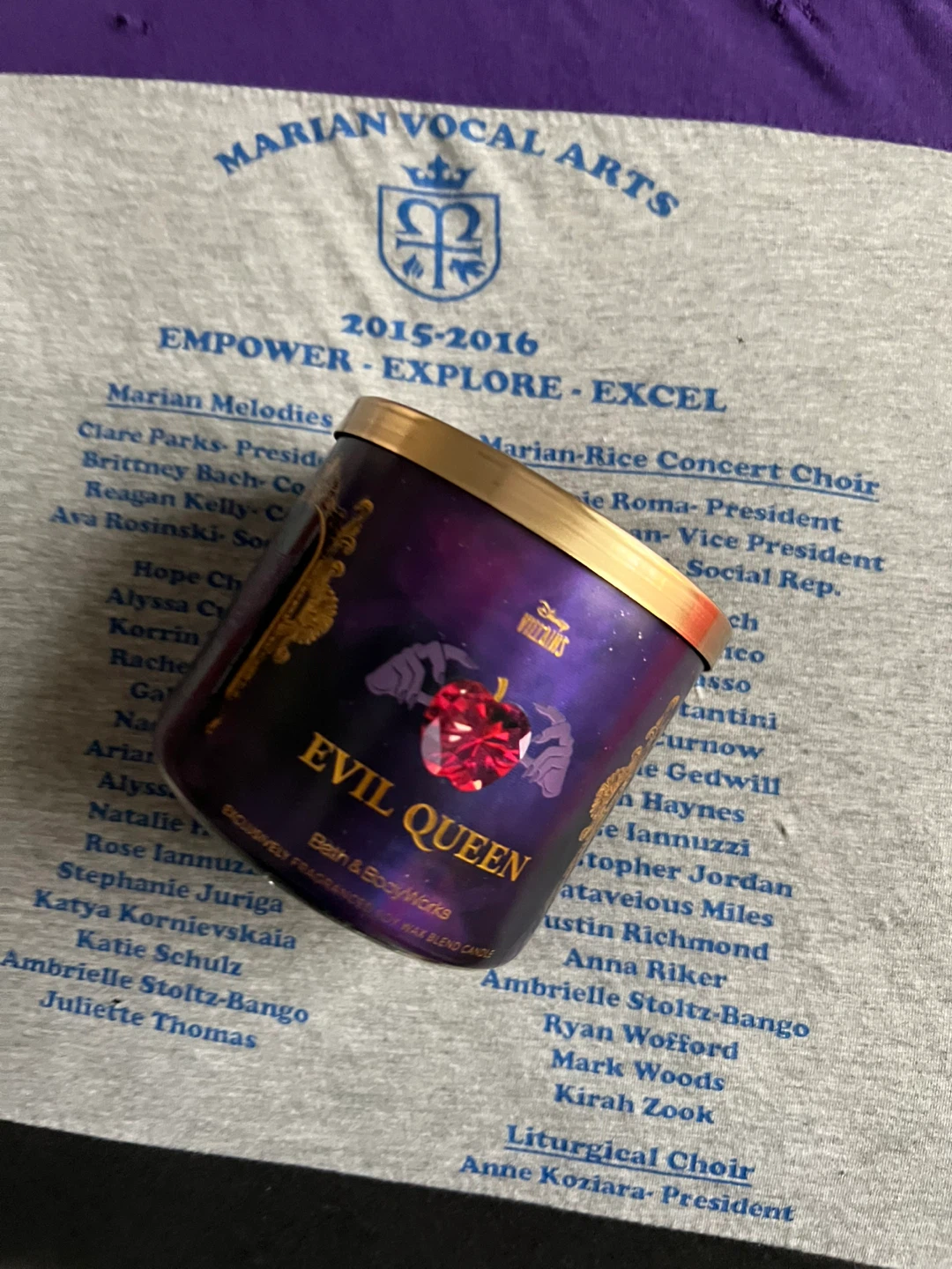 Bath and body works Candle evil queen
