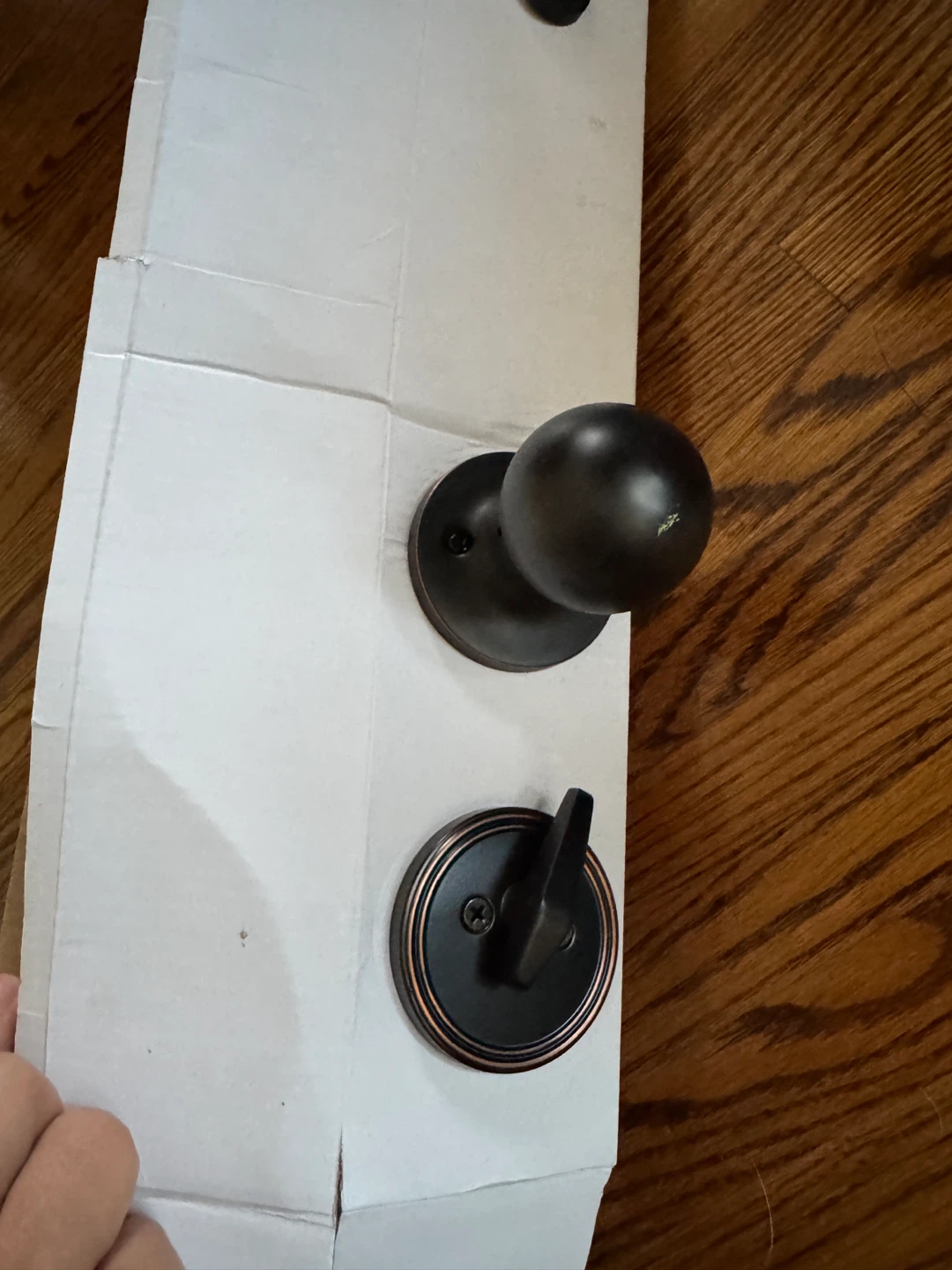 New Kwikset Dummy Handleset, Bronze - photo 2