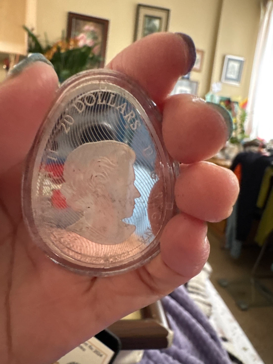 2024 $20 Fine Silver Coin Pysanka - photo 2