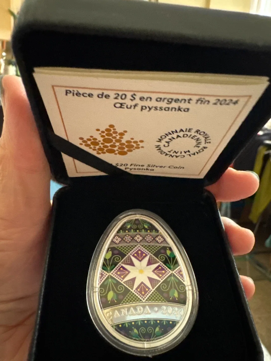 2024 $20 Fine Silver Coin Pysanka image indicator(4)