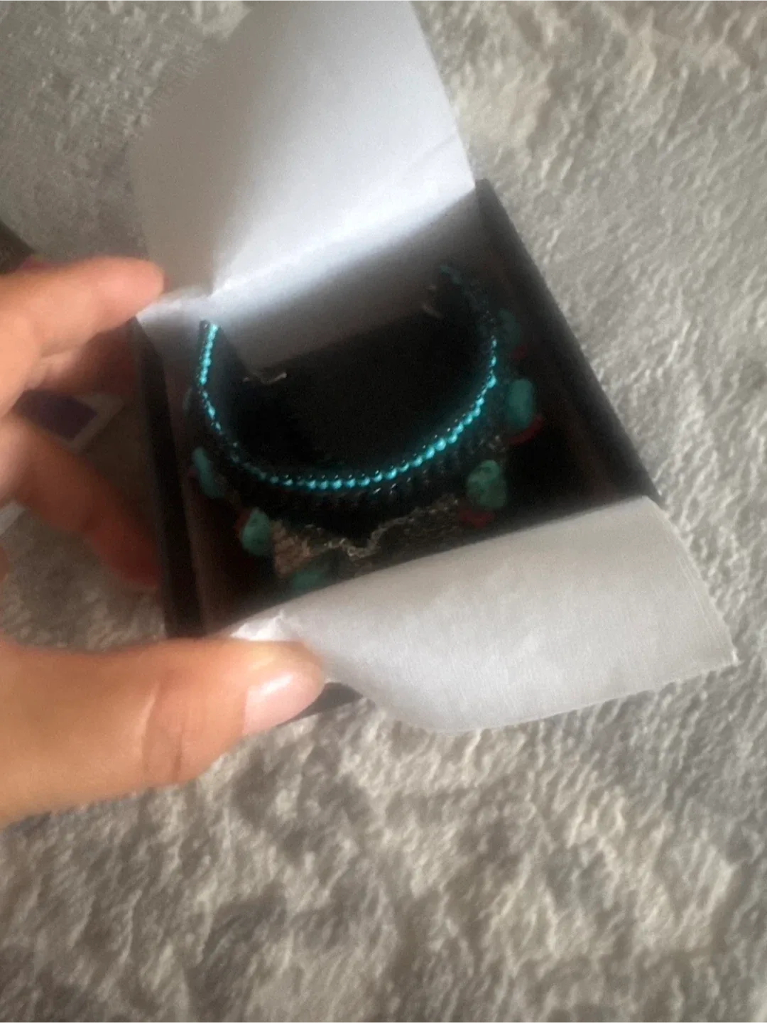 Bracelet with Turquoise Stones image indicator(3)