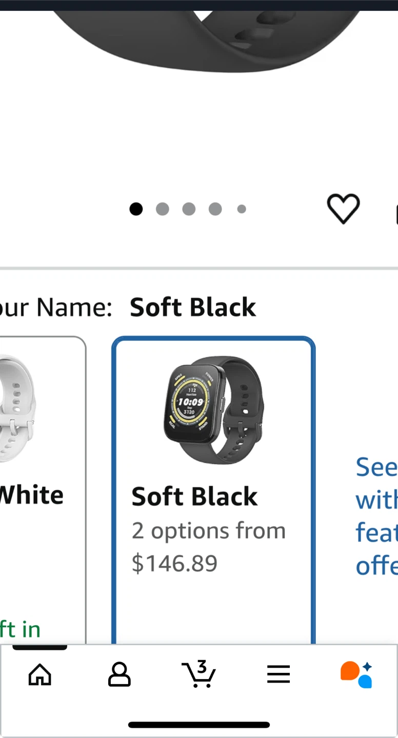 Amazfit Bip 5 Smart Watch - Soft Black - photo 2