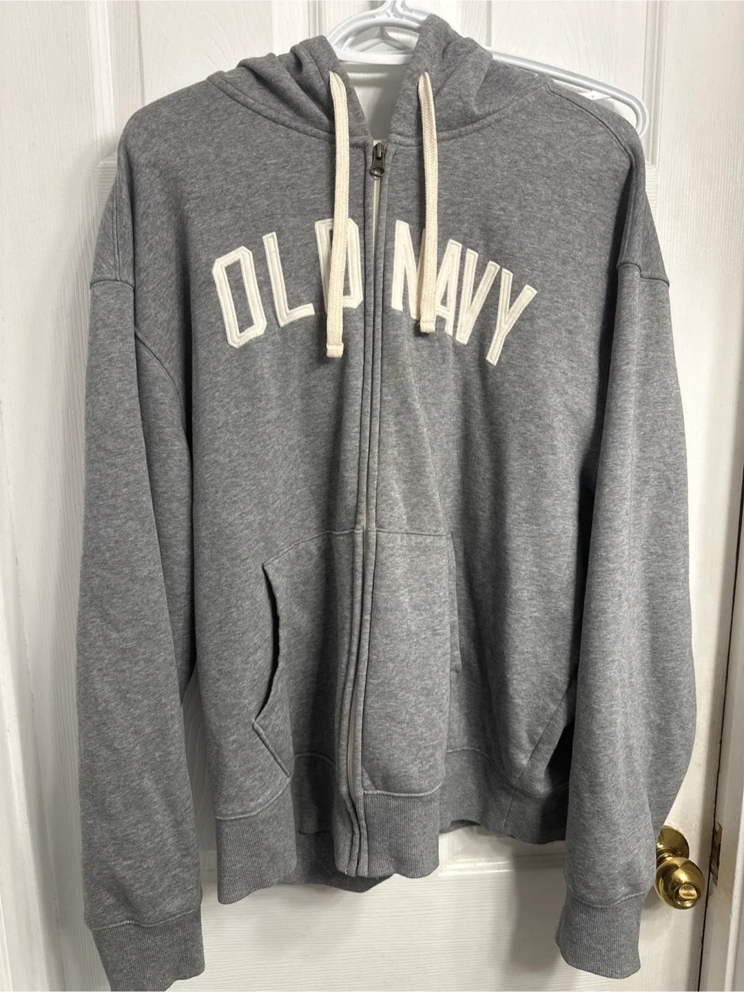 Old Navy Gray Zip-Up Hoodie