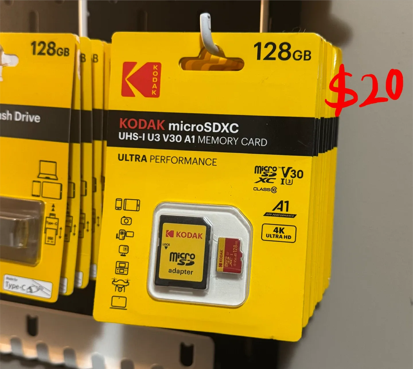 New 128GB microSD Memory Card