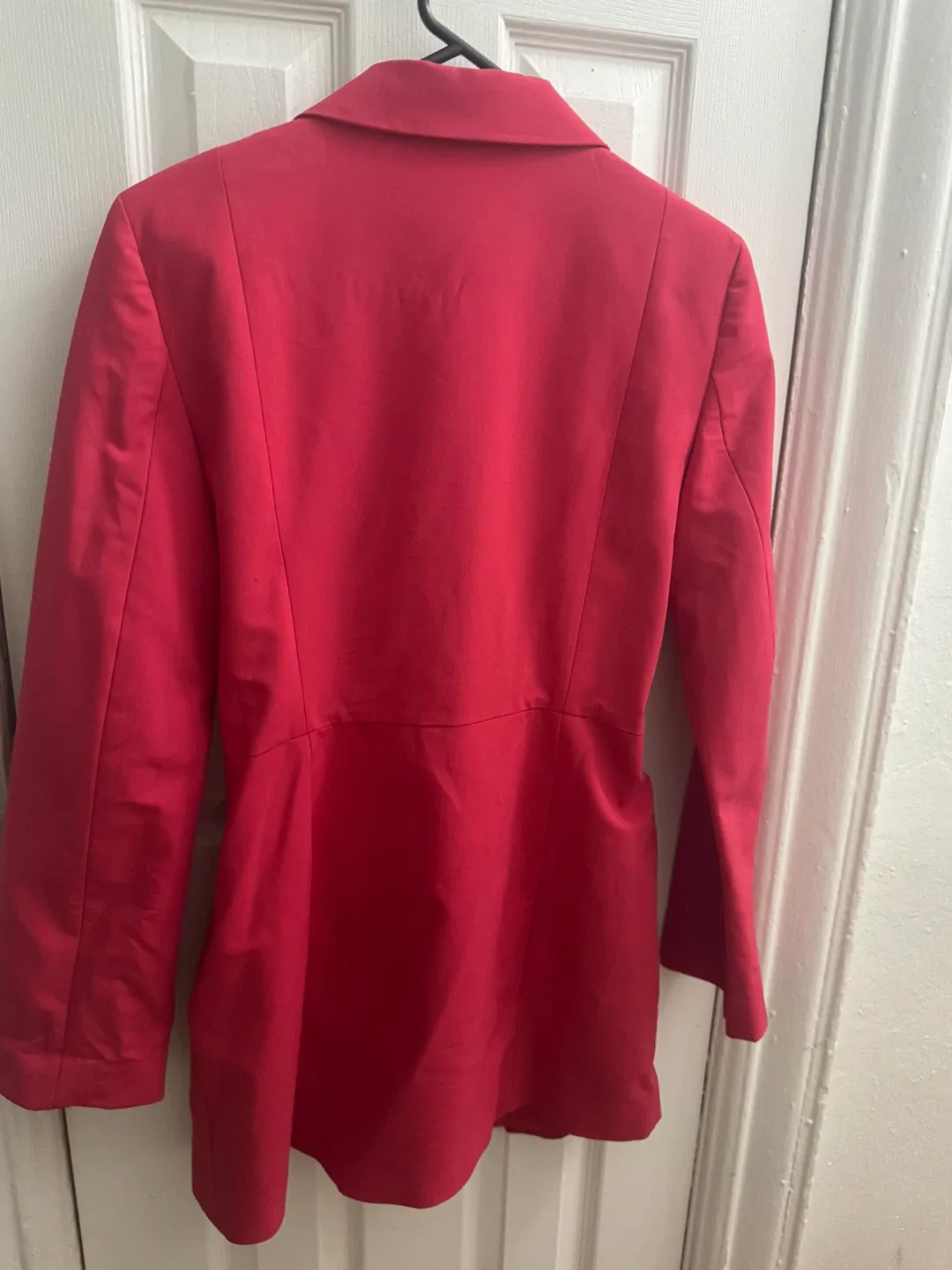 Zara Red Cutout Blazer Dress - Size S image indicator(2)