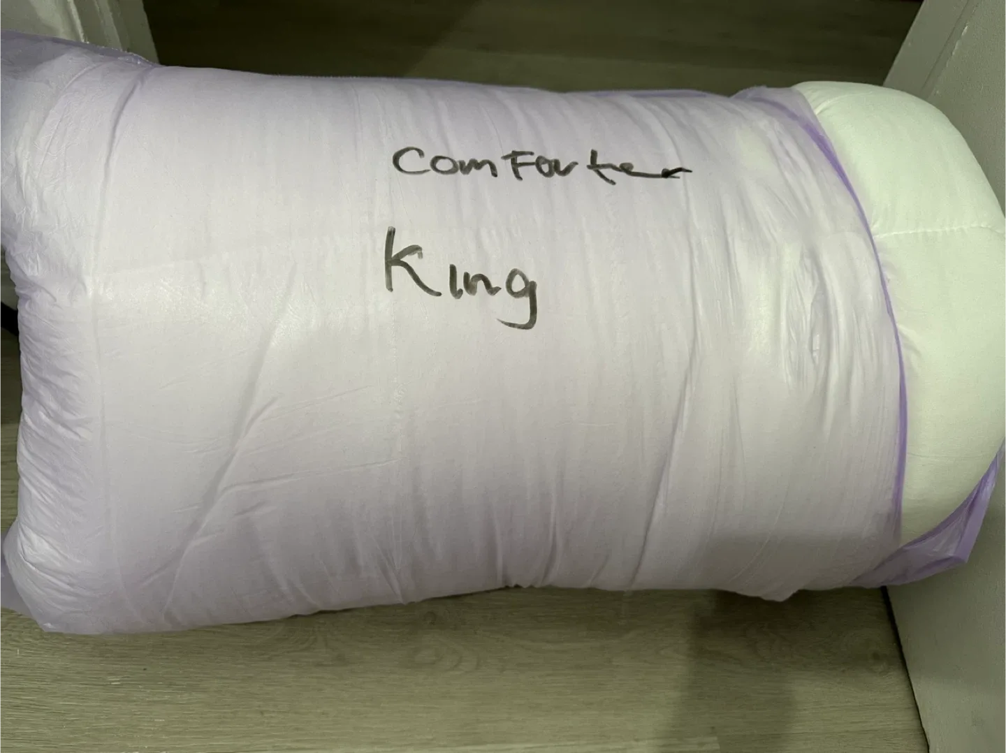 King Size Comforter - White thumbnail
