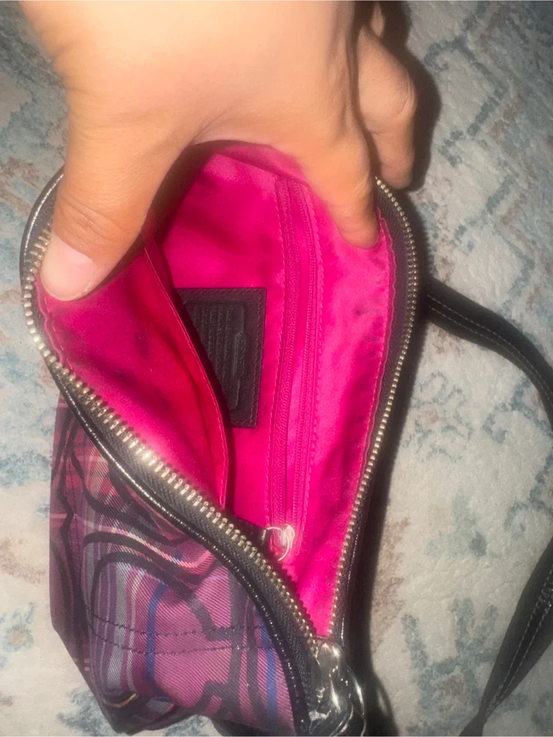 Coach Plaid Shoulder Bag image indicator(2)