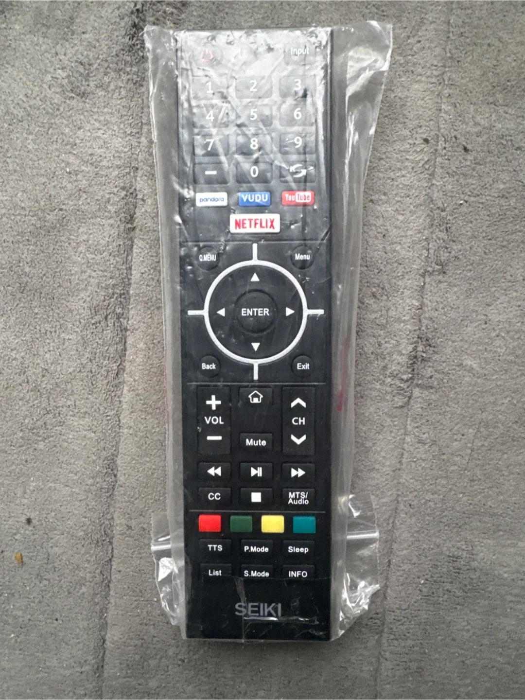 SEIKI TV Remote