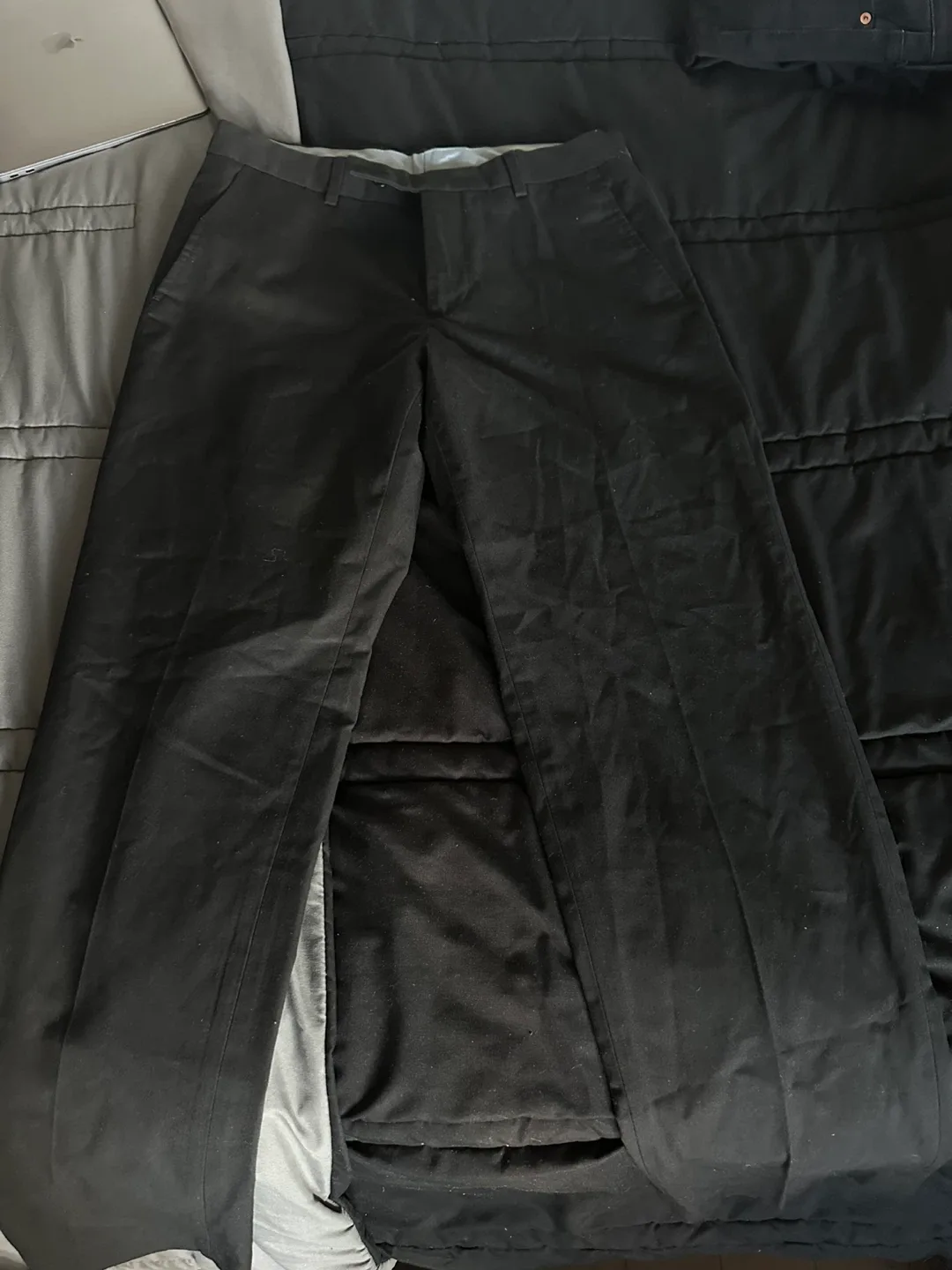 Van Heusen Black Dress Pants 30W x 30L thumbnail