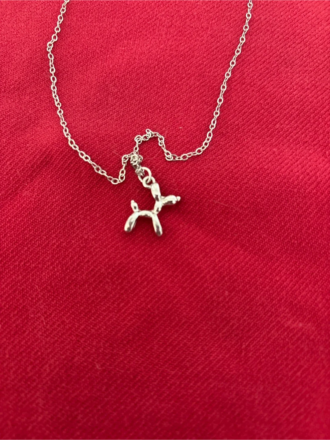 Silver Balloon Animal Pendant Necklace image indicator(2)