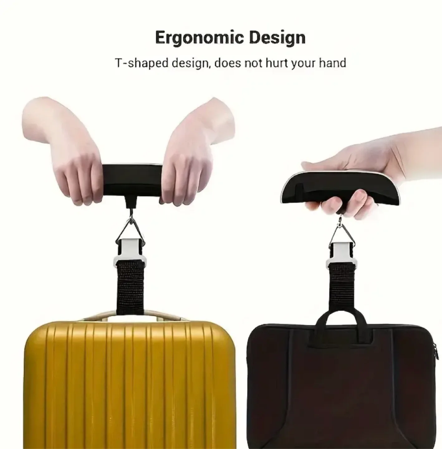 *NEW* Portable Digital Luggage Scale - Max 50kg/110lb image indicator(3)