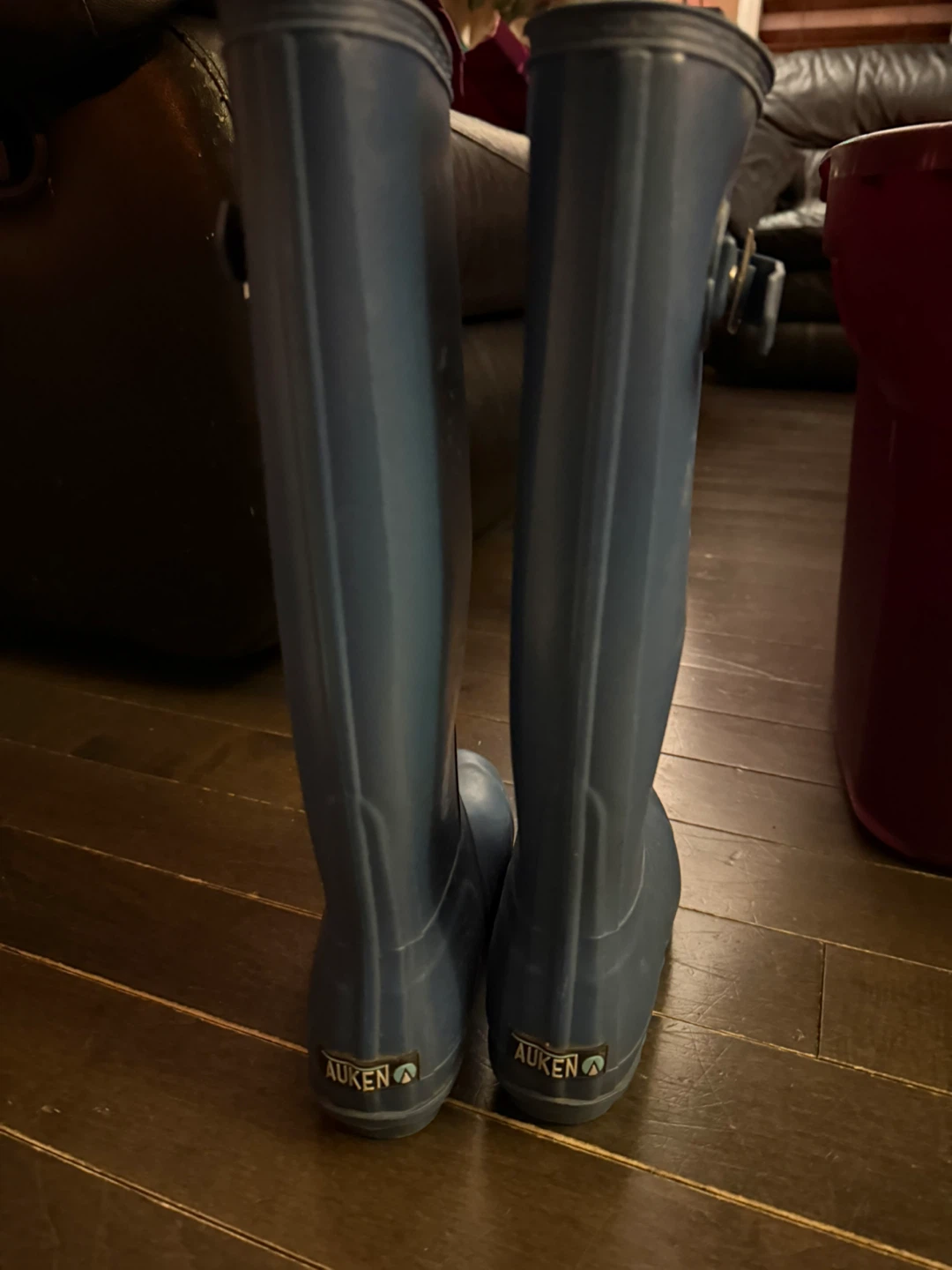 Auken Blue Rain Boots