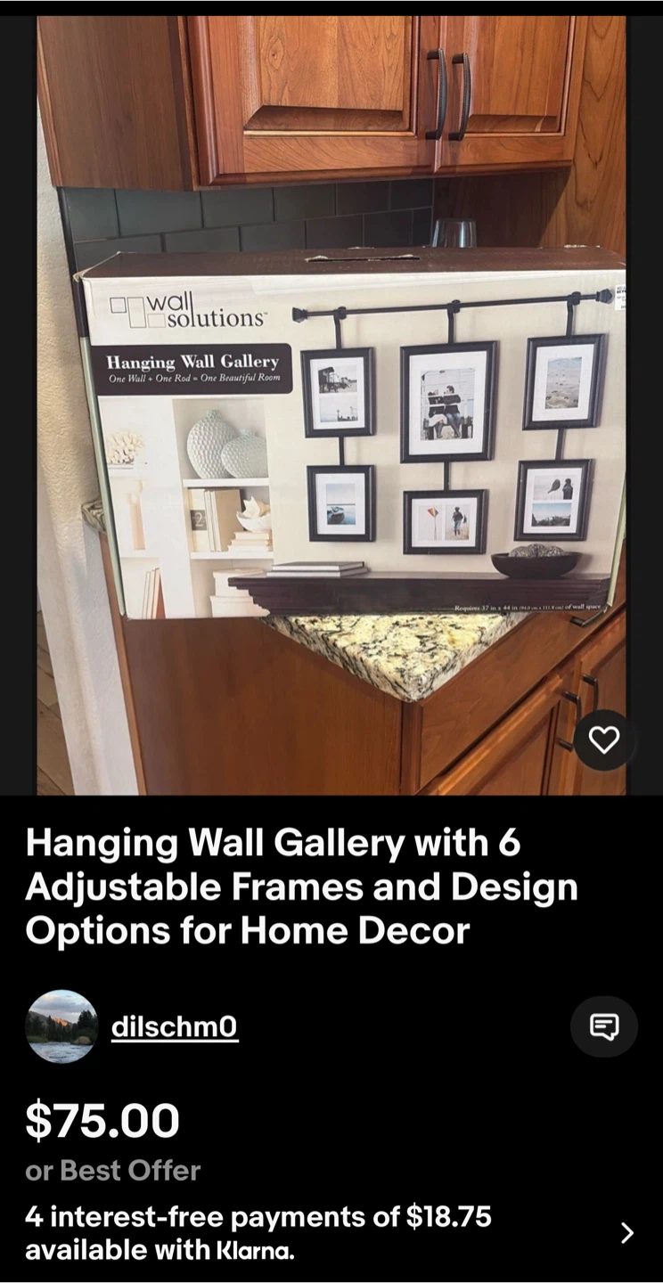 Wall Solutions Hanging Wall Gallery - New in Box! - photo 2
