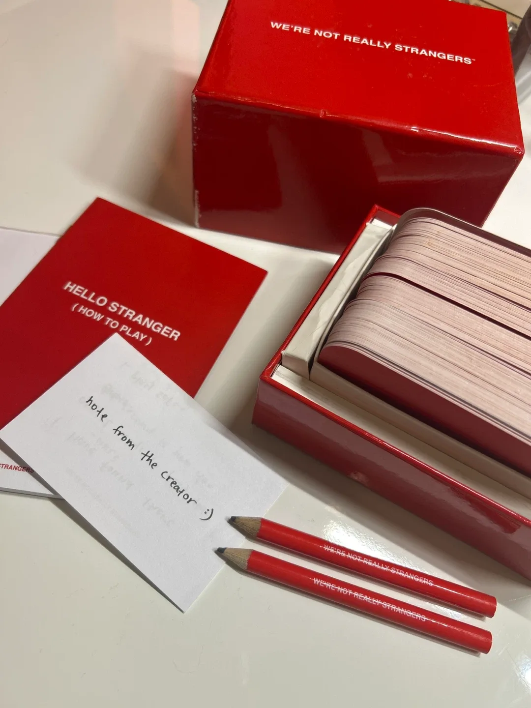 We're Not Really Strangers Card Game image indicator(2)