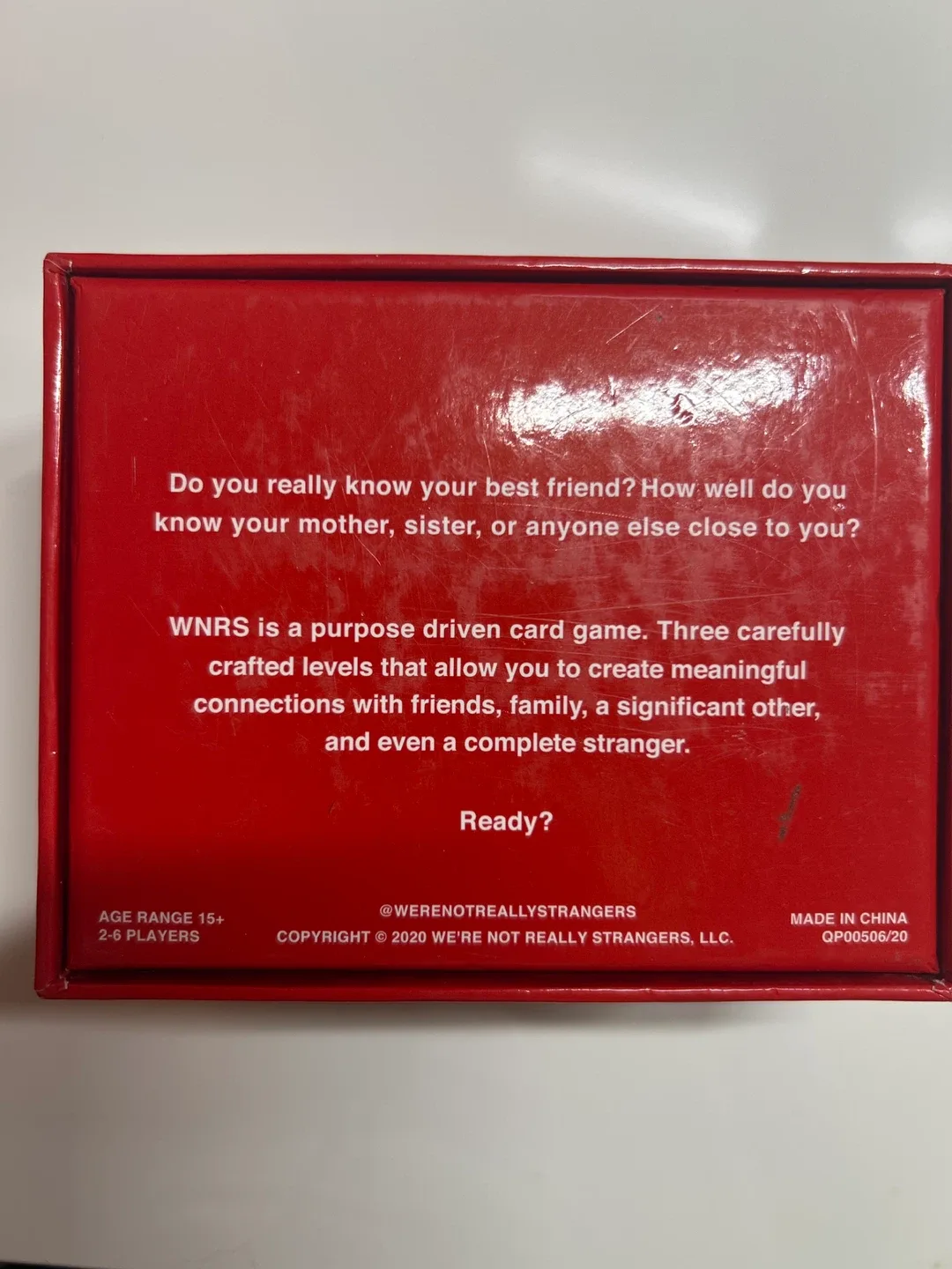 We're Not Really Strangers Card Game image indicator(3)