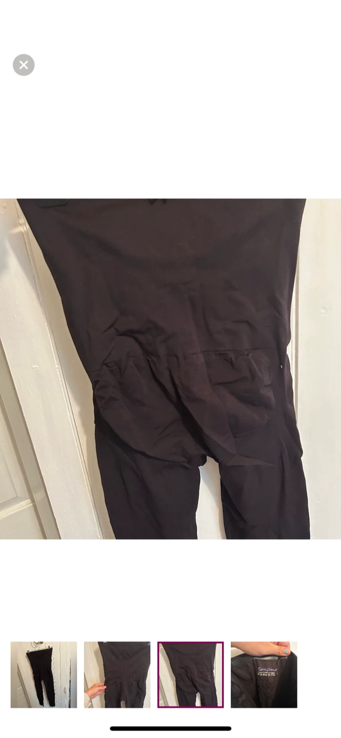 Seraphine Black Maternity Leggings - Size L - photo 3